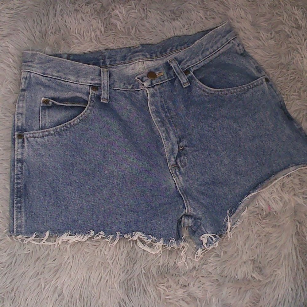 wrangler denim shorts